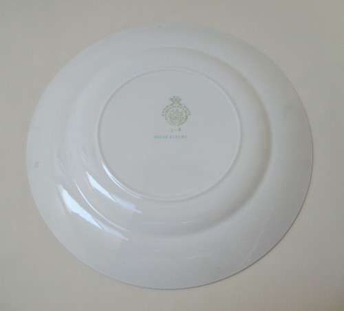 VINTAGE GRINDLEY SATIN WHITE 'MILLE FLEURS' 25.5cm DINNER PLATE c1960's ~ Hairline & Crazing!!!