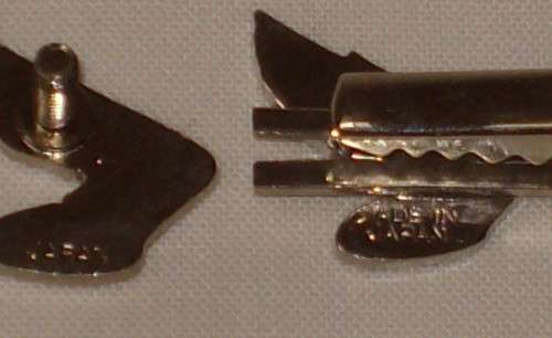 VINTAGE THREE PIECE HM WING HONDA MOTORCYCLE TIE CLIP & BADGES SET