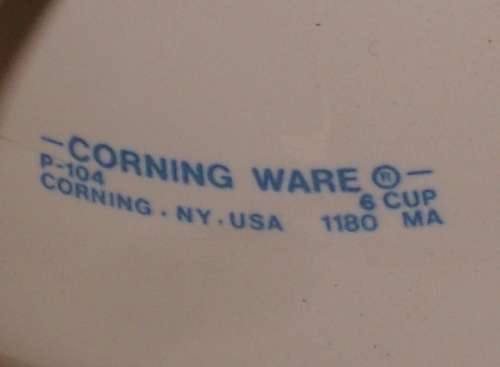 CORNING WARE BLUE CORNFLOWER MODEL P-104 TEAPOT