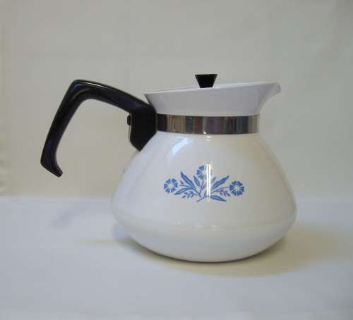 CORNING WARE BLUE CORNFLOWER MODEL P-104 TEAPOT