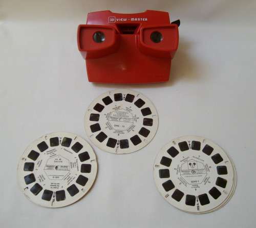 VINTAGE BELGIAN 3D VIEW-MASTER & SEVEN REELS c1980's