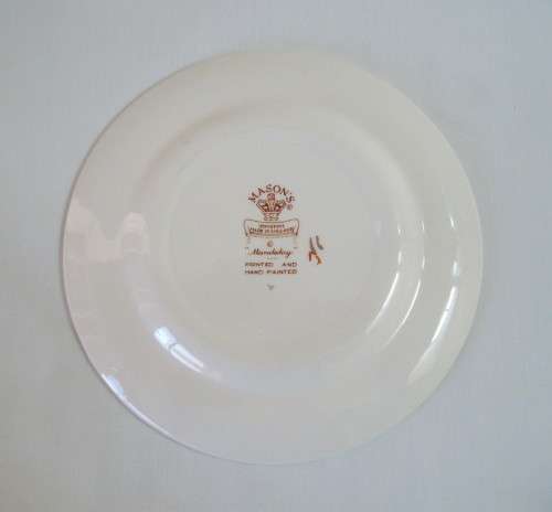 VINTAGE MASON'S IRONSTONE 'MANDALAY' 17cm DESSERT PLATE