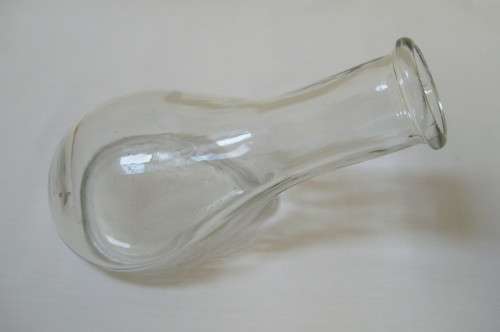 VINTAGE MEN'S GLASS URINAL BOTTLE c1900's