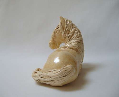 VINTAGE CHEVAL CERAMICS SHETLAND PONY FIGURINE