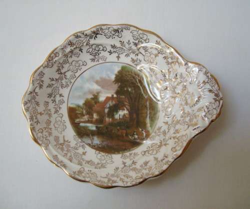 VINTAGE JAMES KENT 'VALLEY FARM by CONSTABLE' SWEET DISH