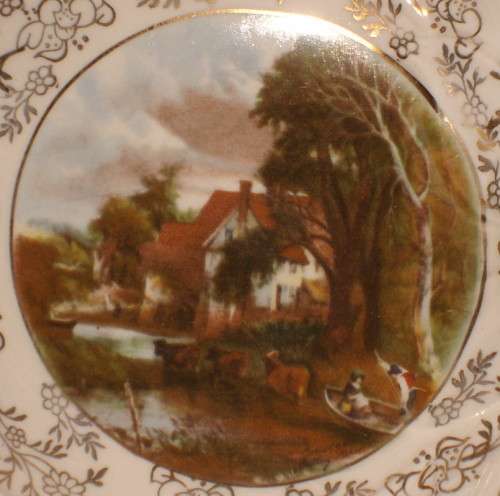 VINTAGE JAMES KENT 'VALLEY FARM by CONSTABLE' SWEET DISH