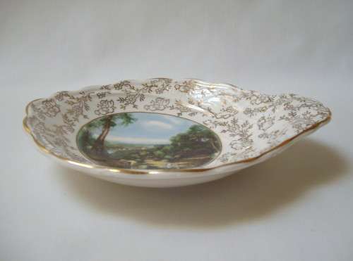 VINTAGE JAMES KENT 'CROSSING THE BROOK by TURNER' SWEET DISH
