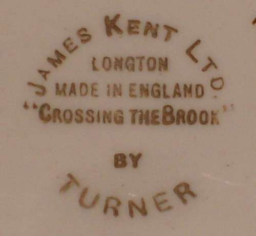 VINTAGE JAMES KENT 'CROSSING THE BROOK by TURNER' SWEET DISH