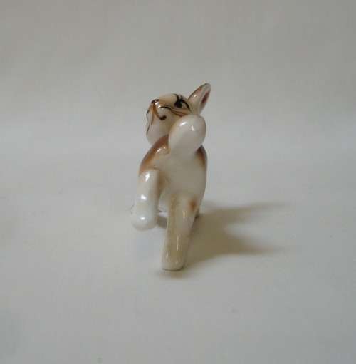 VINTAGE BONE CHINA MINIATURE RABBIT FIGURINE