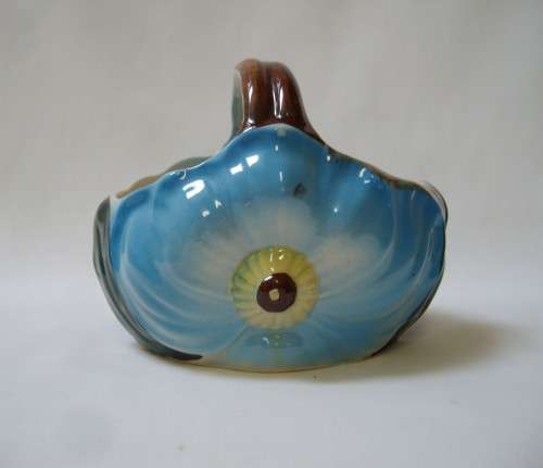 VINTAGE LUCIA WARE No: 2201 BASKET VASE c1940's