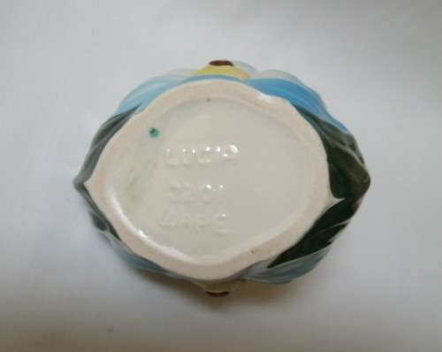 VINTAGE LUCIA WARE No: 2201 BASKET VASE c1940's