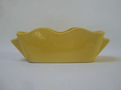 VINTAGE LUCIA WARE No: 2014 ART DECO TROUGH VASE c1940's