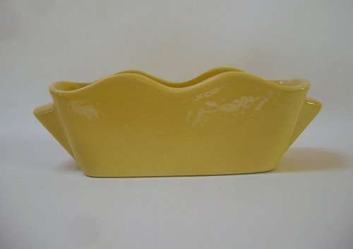 VINTAGE LUCIA WARE No: 2014 ART DECO TROUGH VASE c1940's