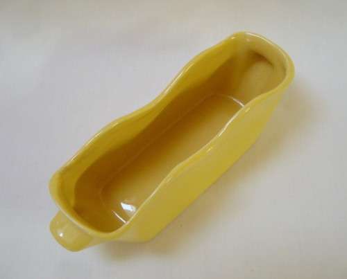 VINTAGE LUCIA WARE No: 2014 ART DECO TROUGH VASE c1940's