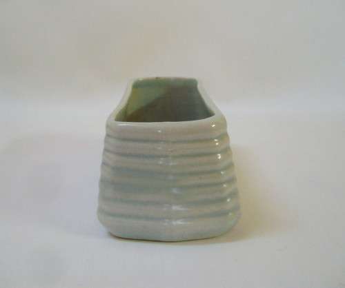 VINTAGE LUCIA WARE No: 1410 SMALL TROUGH VASE c1940's