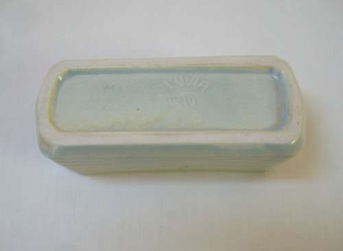 VINTAGE LUCIA WARE No: 1410 SMALL TROUGH VASE c1940's