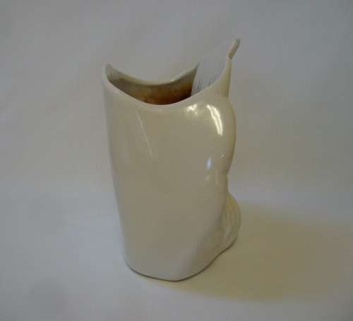 VINTAGE BEP WARE No: 4701 FANTAIL PIGEON VASE c1950's ~ Rusted Interior!!!