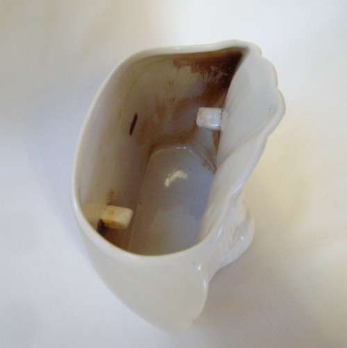 VINTAGE BEP WARE No: 4701 FANTAIL PIGEON VASE c1950's ~ Rusted Interior!!!