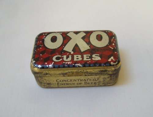 VINTAGE BRITISH OXO 6 CUBES TIN