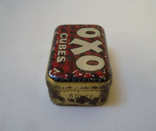 VINTAGE BRITISH OXO 6 CUBES TIN