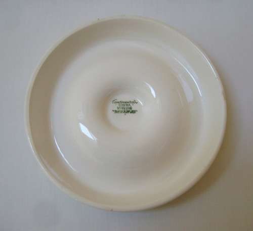 VINTAGE CONTINENTAL CHINA ASHTRAY ADVERTISING BP