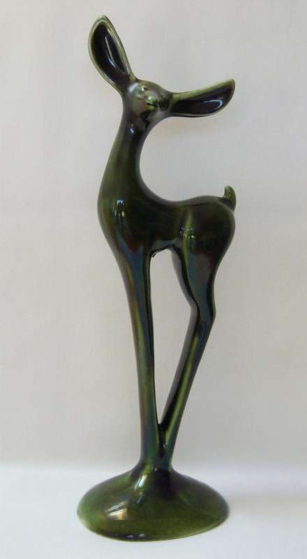 1950's LUCIA WARE DEER FIGURINE