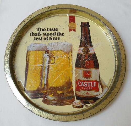 VINTAGE CASTLE LAGER TRAY