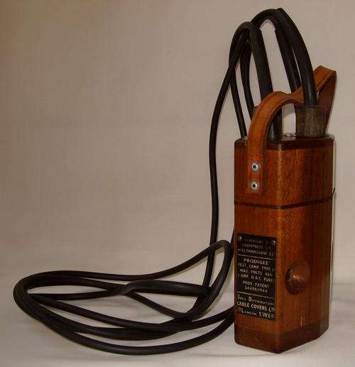 VINTAGE HAMMOND & CHAMPNESS "PRODIGEE" TEST LAMP c1940's