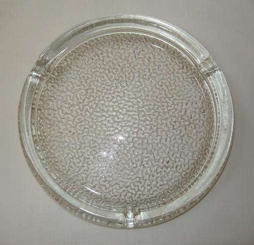 IITTALA STYLE GLASS ASHTRAY