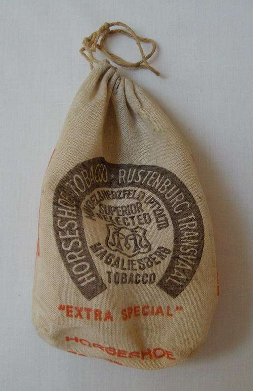 VINTAGE HORSESHOE MAGALIESBERG TOBACCO BAG c1970's