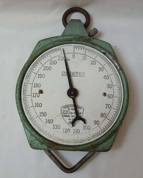 VINTAGE SALTER No 235 SPRING BALANCE SCALE c1950's