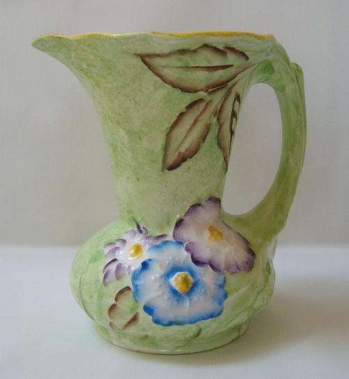 ART DECO JAMES KENT 'POPPY' JUG VASE c1930's