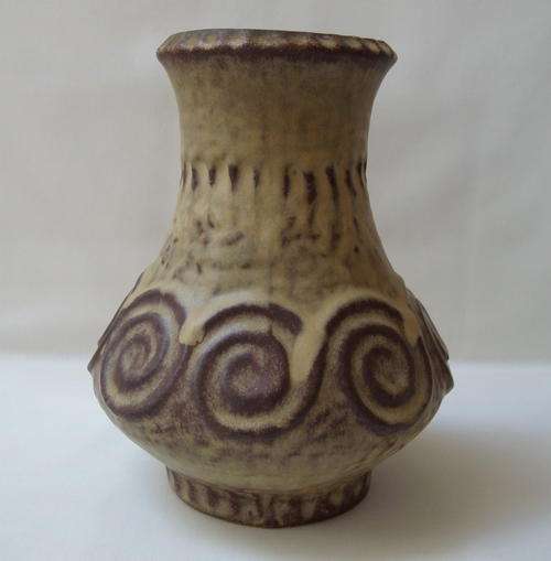 RETRO WEST GERMAN JASBA KERAMIK VASE c1960s-1970s