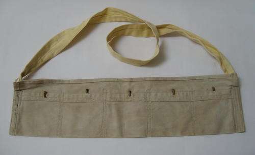 VINTAGE BRITISH ARMY LEE ENFIELD .303 BANDOLIER c1940's-1950's
