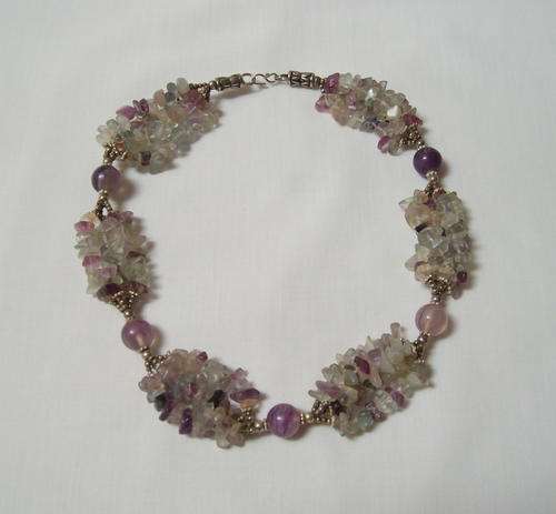 VINTAGE AMETHYST QUARTZ NECKLACE