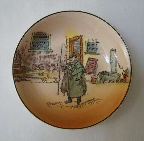 VINTAGE ROYAL DOULTON DICKENS-WARE D6327 TONY WELLER 13.5cm BOWL c1949-1952