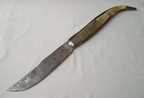 VINTAGE SPANISH NAVAJA 54cm LOCK-BACK FOLDING FIGHTING KNIFE