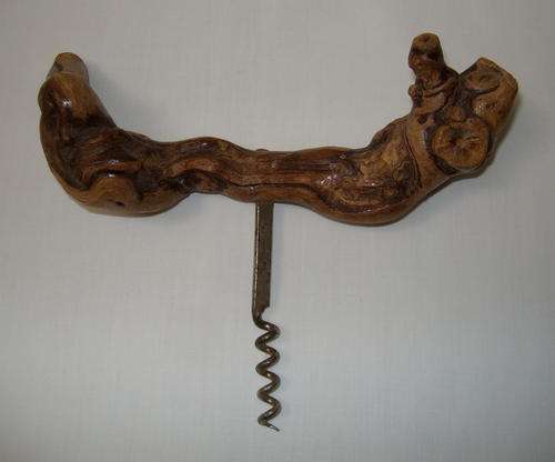 VINTAGE FRENCH  LAURENT SIRET GRAPEVINE HANDLE CORKSCREW