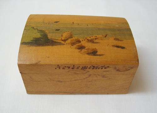 VINTAGE DANISH KERTEMINDE SOUVENIR TRINKET BOX