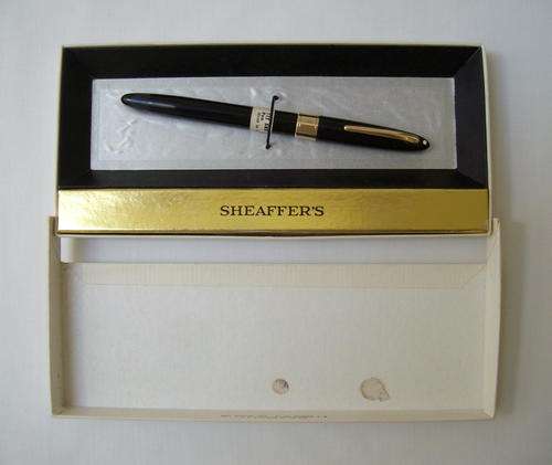 VINTAGE SHEAFFER 'SNORKEL' 14CT GOLD NIB FOUNTAIN PEN c1940's