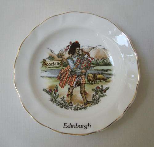 VINTAGE SCOTPROD EDINBURGH SOUVENIR PIN DISH