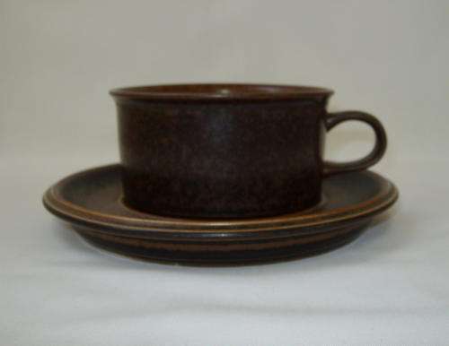 RETRO SCANDINAVIAN ARABIA 'RUSKA' TEA DUO by ULLA PROCOPE c1970's