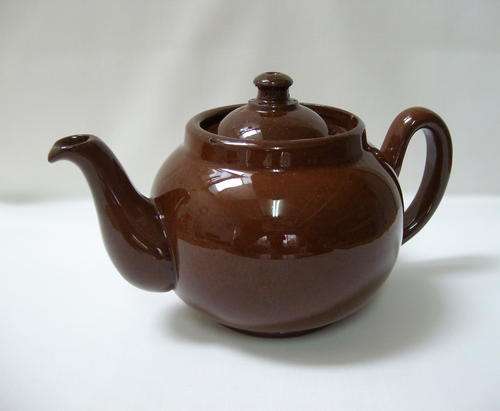 VINTAGE ALCOCK LINDLEY & BLOORE ENGLISH TWO CUP BROWN BETTY TEAPOT ~ Chipped!!!