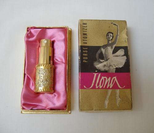 VINTAGE WEST GERMAN JLONA BOXED PURSE ATOMIZER c1950's