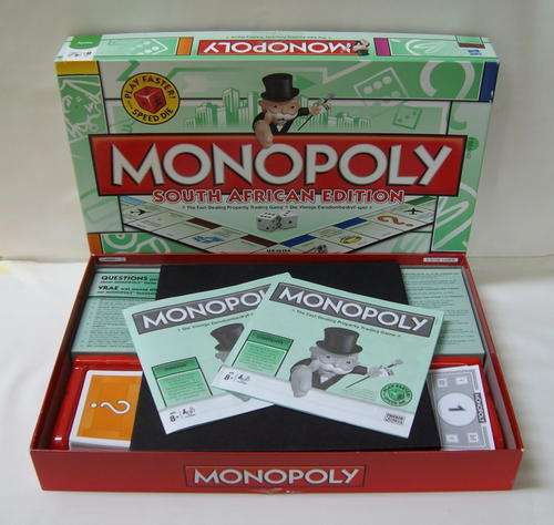 HASBRO PRIMA TOYS BI-LINGUAL SOUTH AFRICAN EDITION MONOPOLY