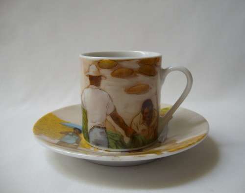 JUAN PLUTARCO ANDÚJAR ARTE DE CAFÉ LIMITED COLLECTION 4pc DEMITASSE ESPRESSO COFFEE SET