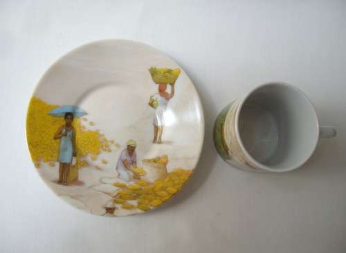 JUAN PLUTARCO ANDÚJAR ARTE DE CAFÉ LIMITED COLLECTION 4pc DEMITASSE ESPRESSO COFFEE SET