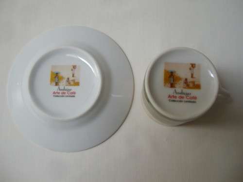 JUAN PLUTARCO ANDÚJAR ARTE DE CAFÉ LIMITED COLLECTION 4pc DEMITASSE ESPRESSO COFFEE SET