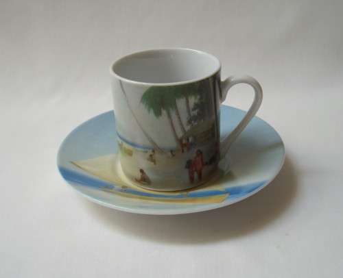 JUAN PLUTARCO ANDÚJAR ARTE DE CAFÉ LIMITED COLLECTION 4pc DEMITASSE ESPRESSO COFFEE SET