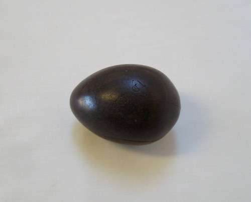 ANTIQUE ANGLO-BOER WAR POW TRENCH ART WOODEN DARNING EGG made by PAUL 1901